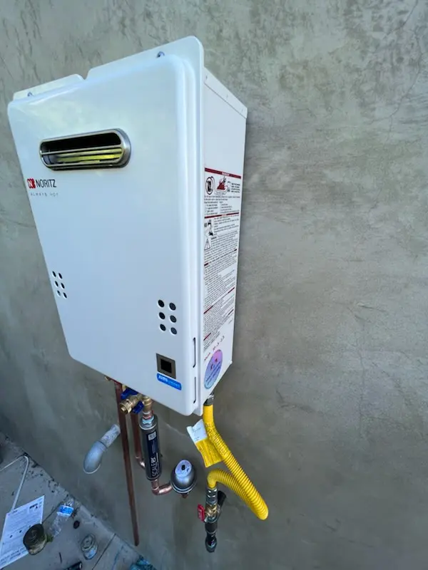 Tankless water heater installation for Tavistock homes